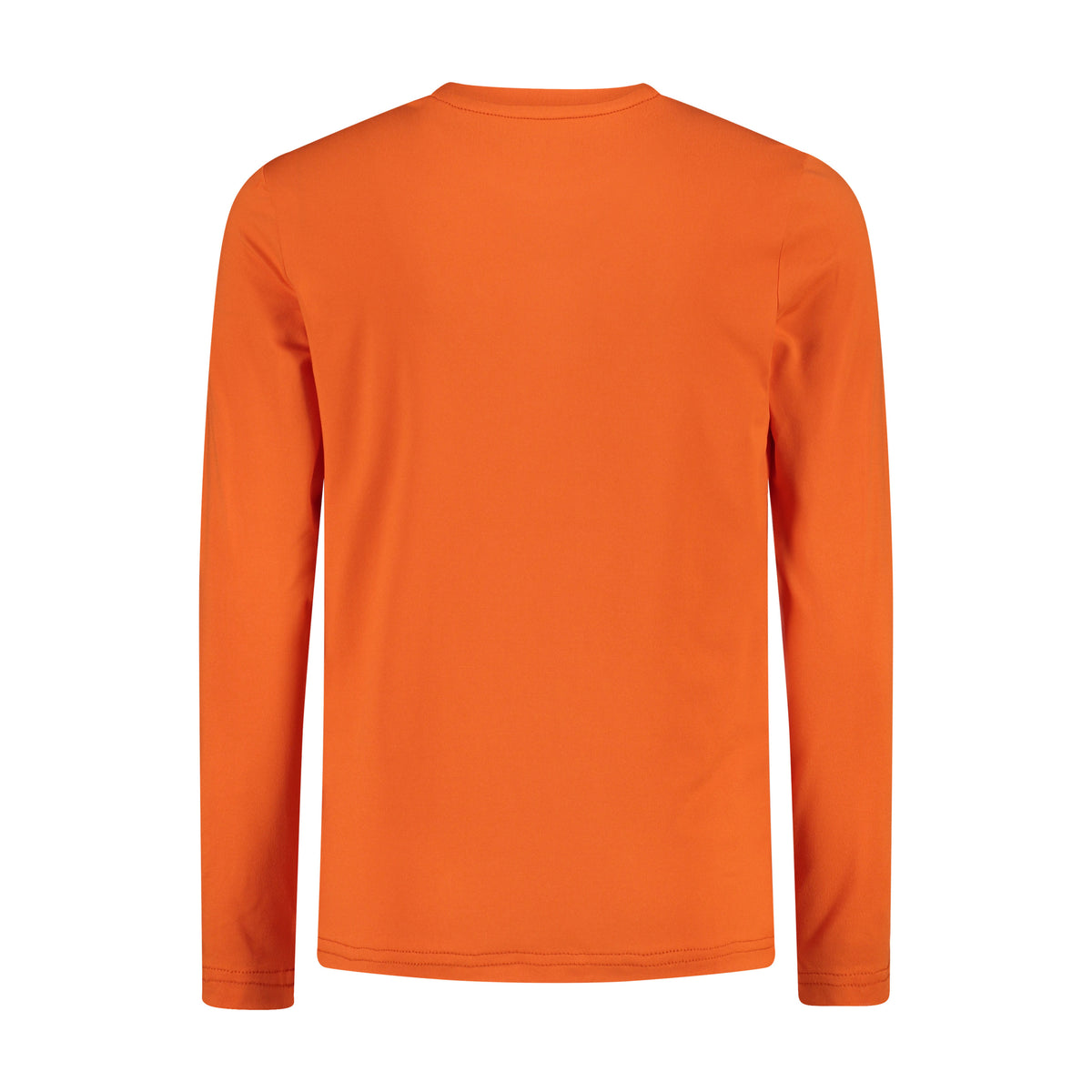 T-Shirt Stretch Manica Lunga Arancio