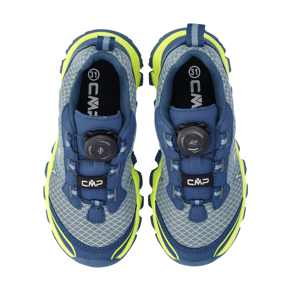 Scarpa Trek Veloce Kid Aksa Fitgo Bluesteel Lime