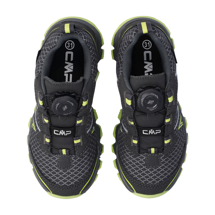 Scarpe Trekking Aksa Fitgo Waterproof In Titanio E Allum