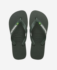 Infradito Havaianas Brasil Logo Green Olive