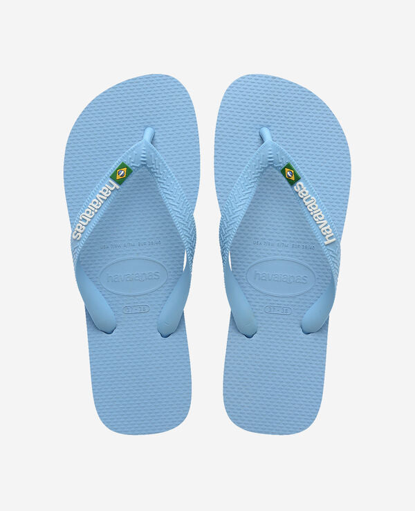 Infradito Havaianas Brasil Logo Blue Lavender-White