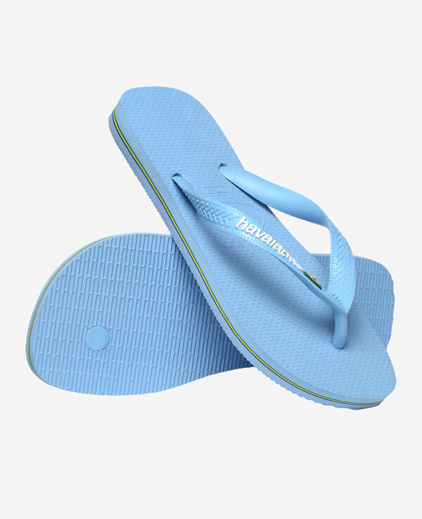 Infradito Havaianas Brasil Logo Blue Lavender-White