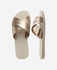 Infradito Havaianas Aqua Metallic Beige