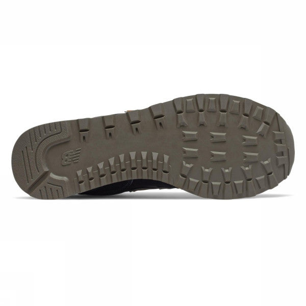 Sneaker 574 Leather Blu Brown