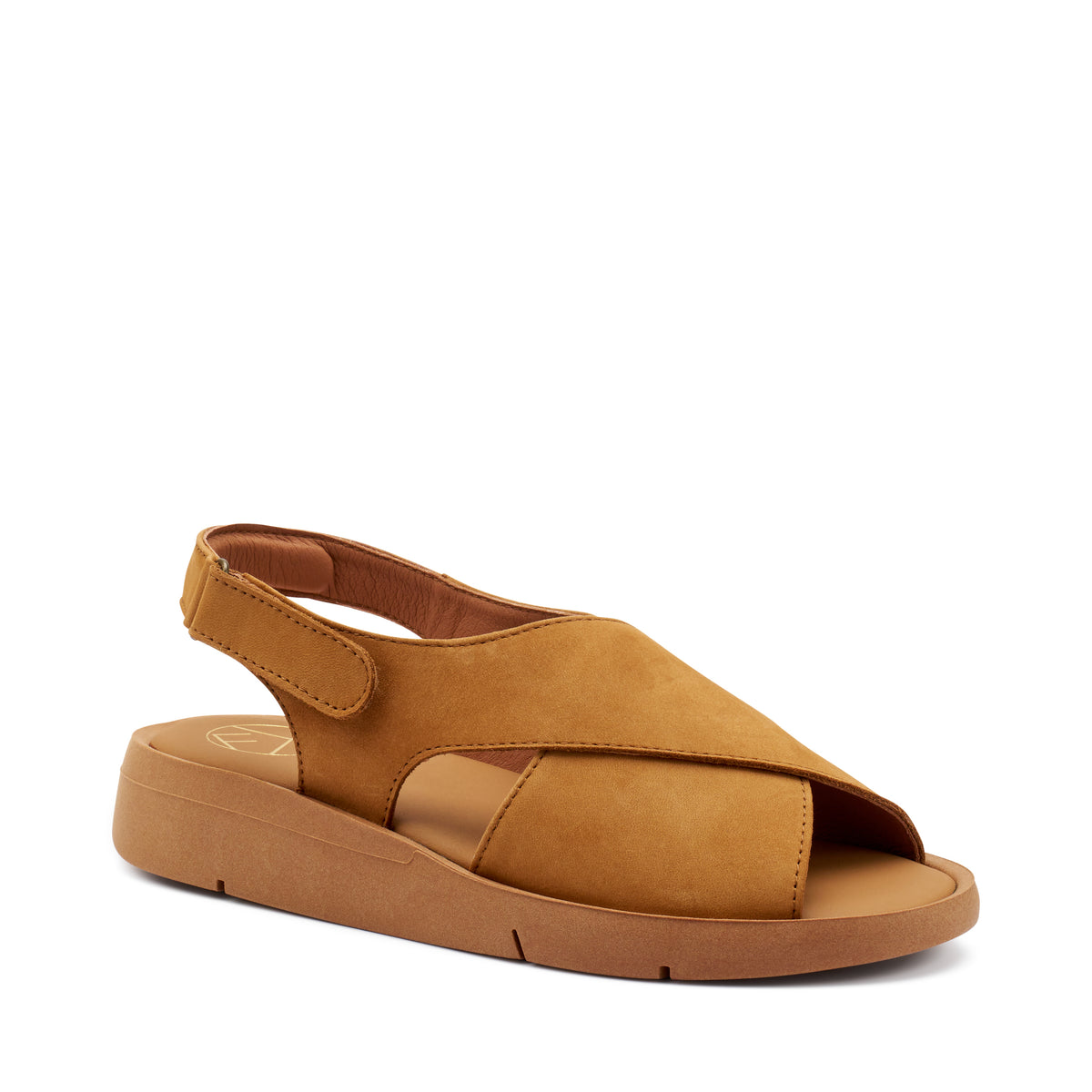 Sandalo Morbido In Nabuk Caramel