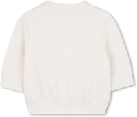 Felpa Orsetto Bianco Avorio