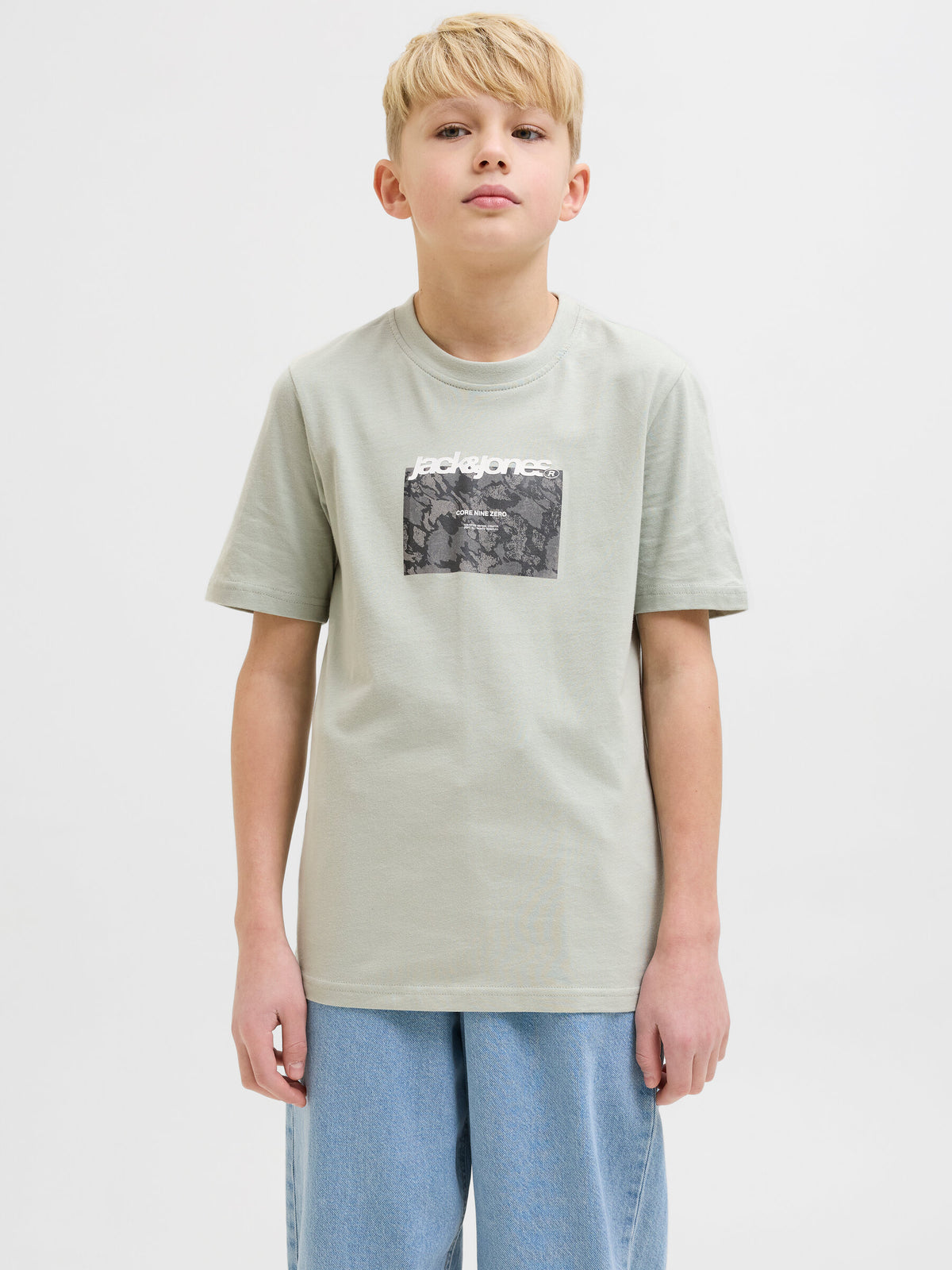 T-Shirt Aqua Gray
