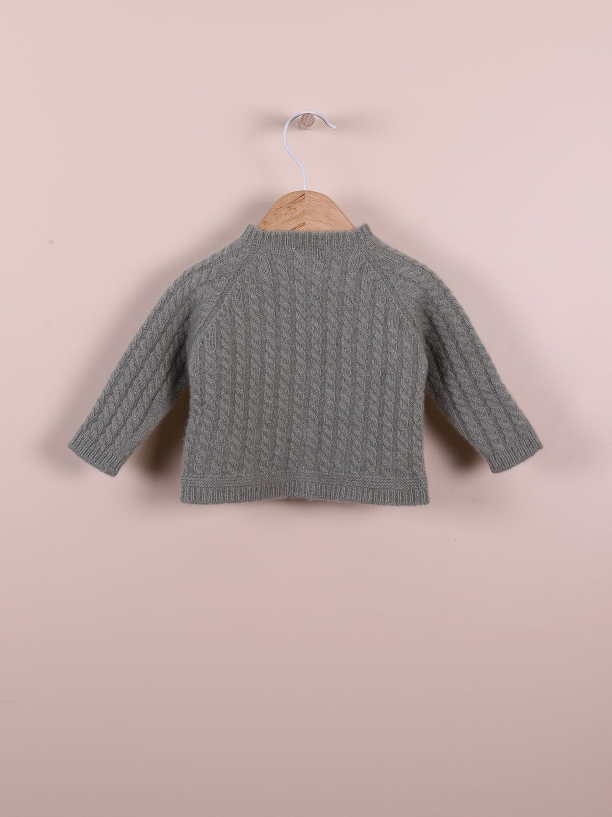 Cardigan Con Bottoncini Verde
