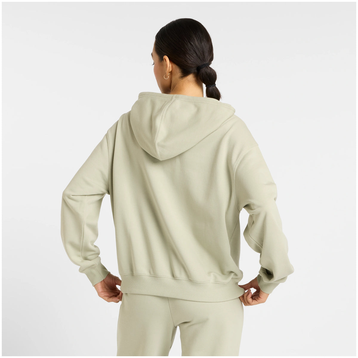 Felpa da donna Con Cappuccio French Terry Olivine