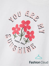 T-Shirt Bright White You Are My Sunshine