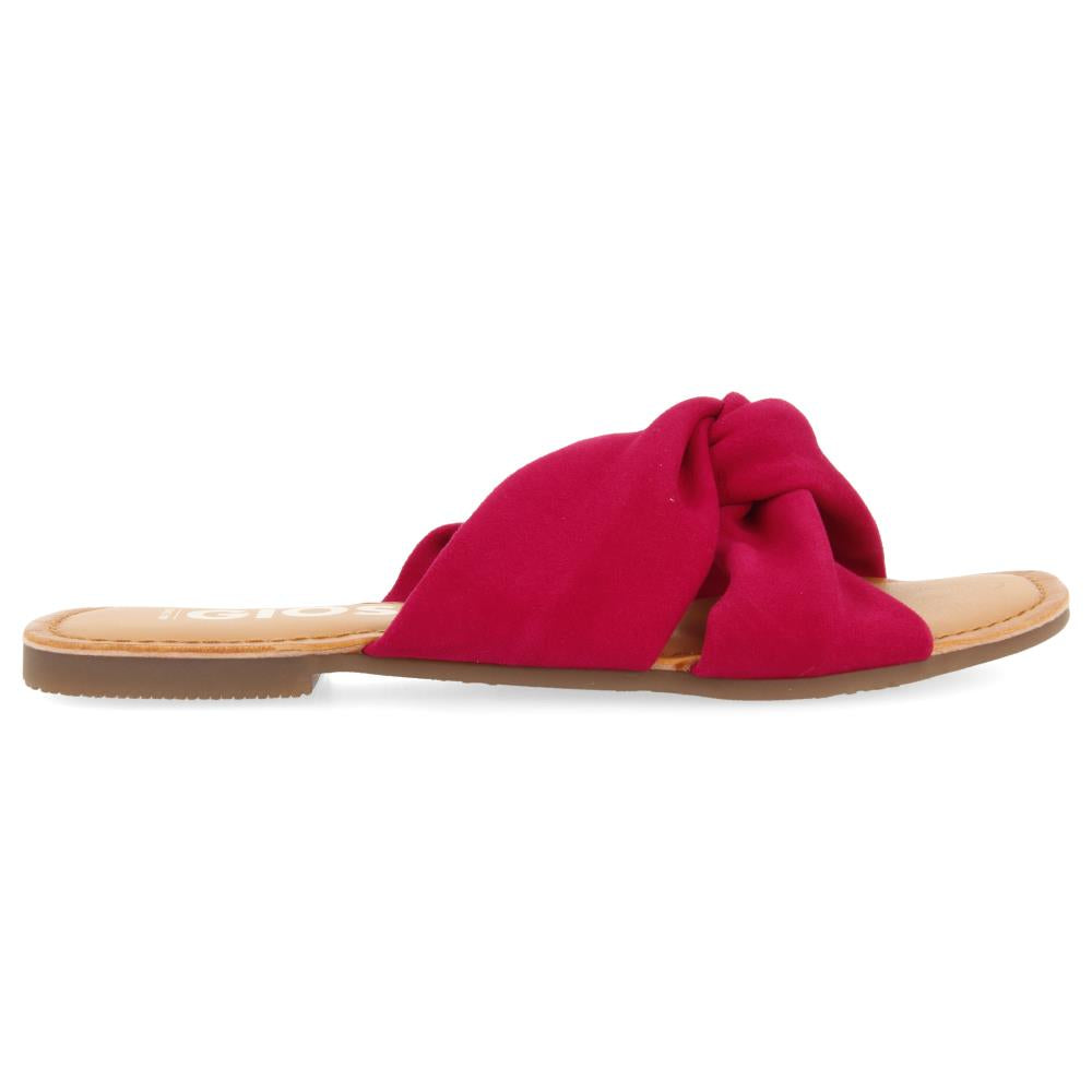 Sandalo Ciabatta Fascia Nodo Fucsia