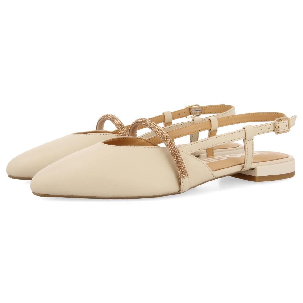 Ballerina Slingback Beige