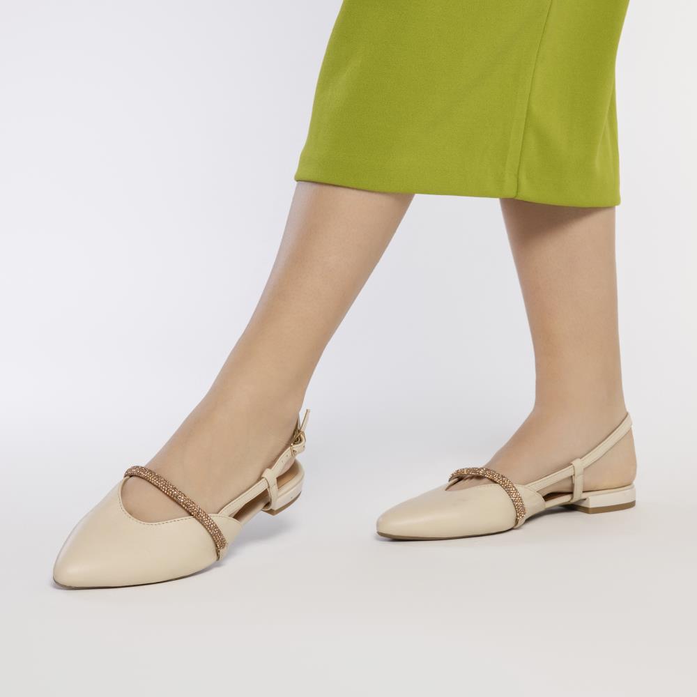 Ballerina Slingback Beige