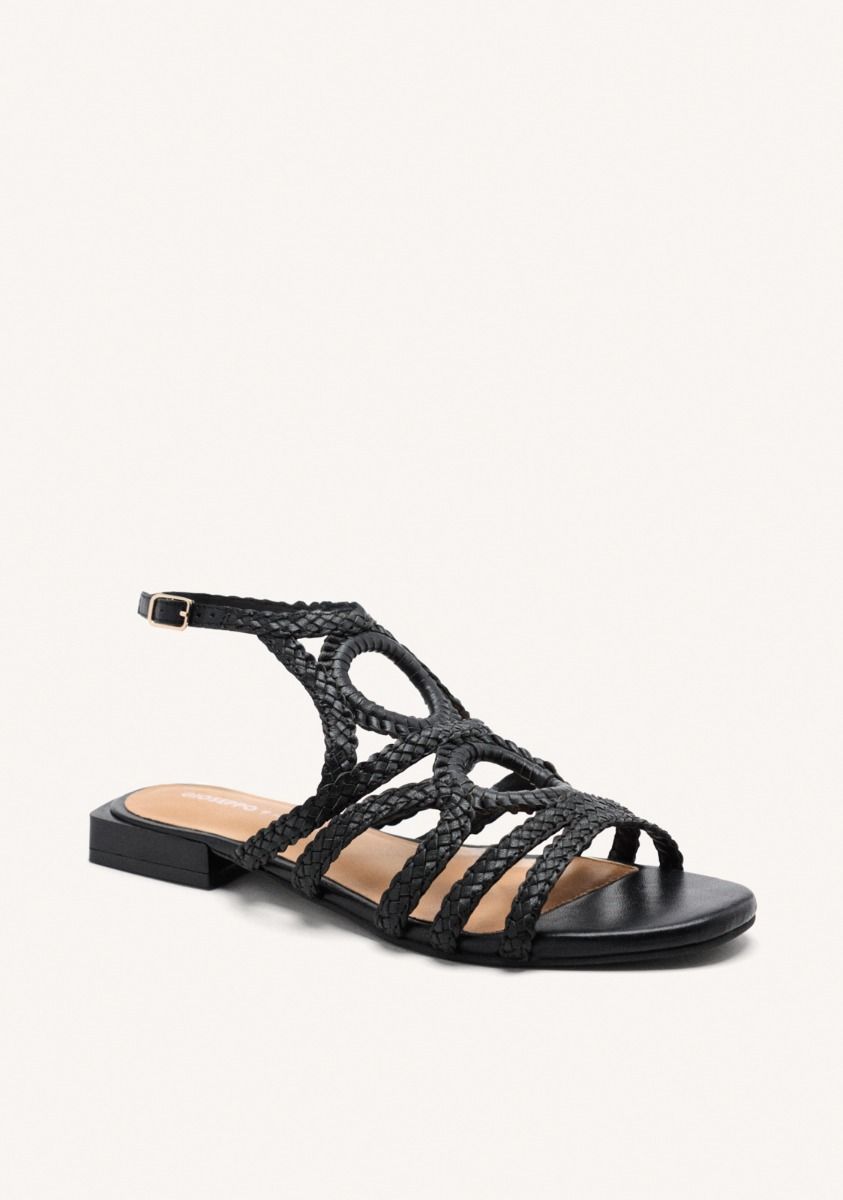 Sandalo Donna Birch Nero