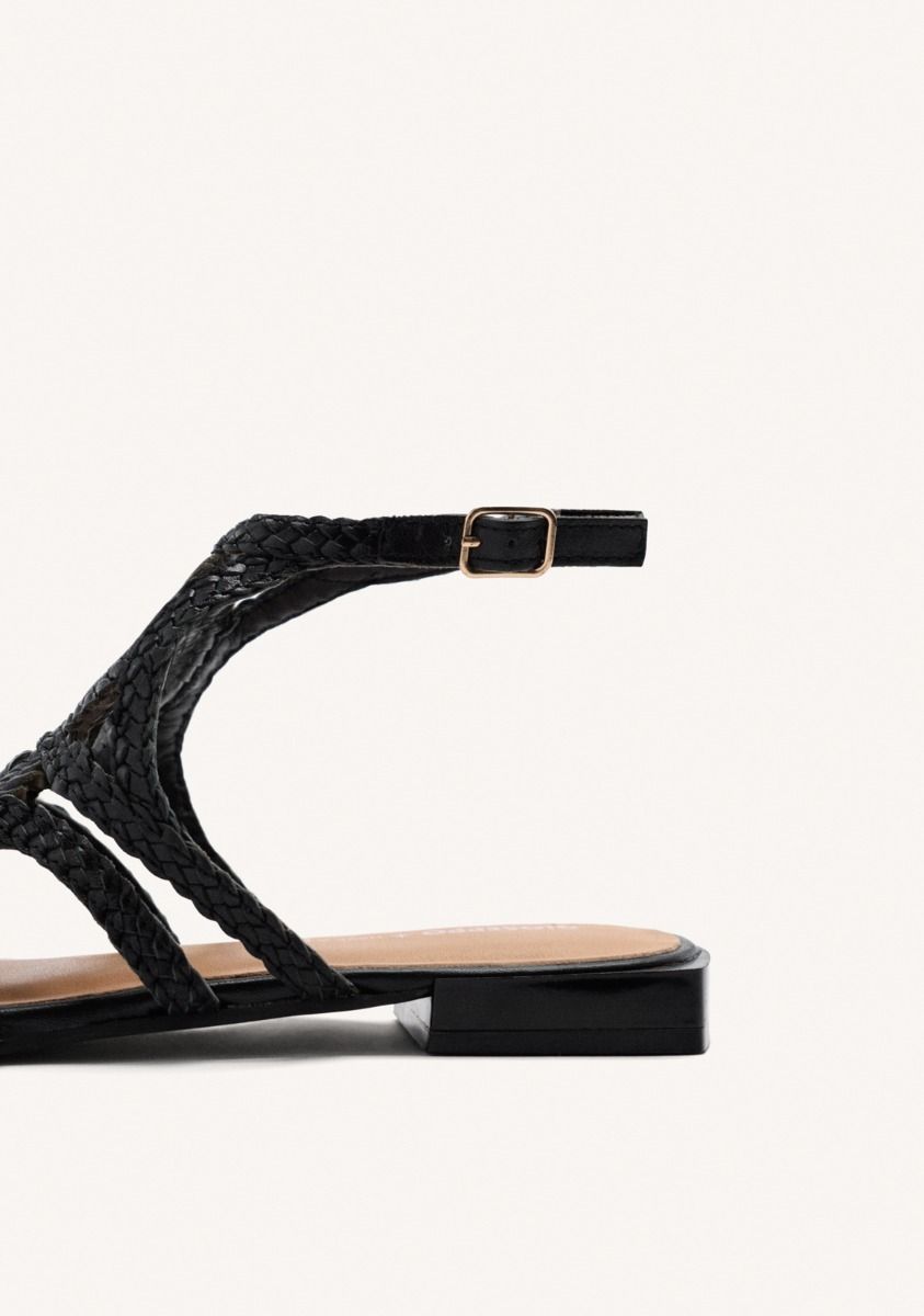 Sandalo Donna Birch Nero