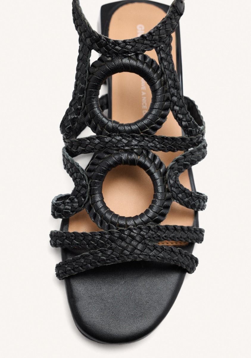 Sandalo Donna Birch Nero