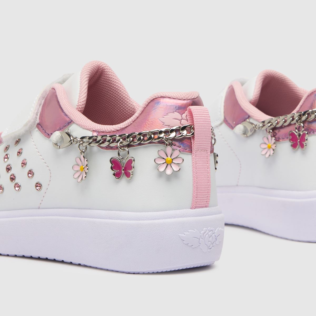 Scarpa da Bambina Gioiello Bianco/Rosa