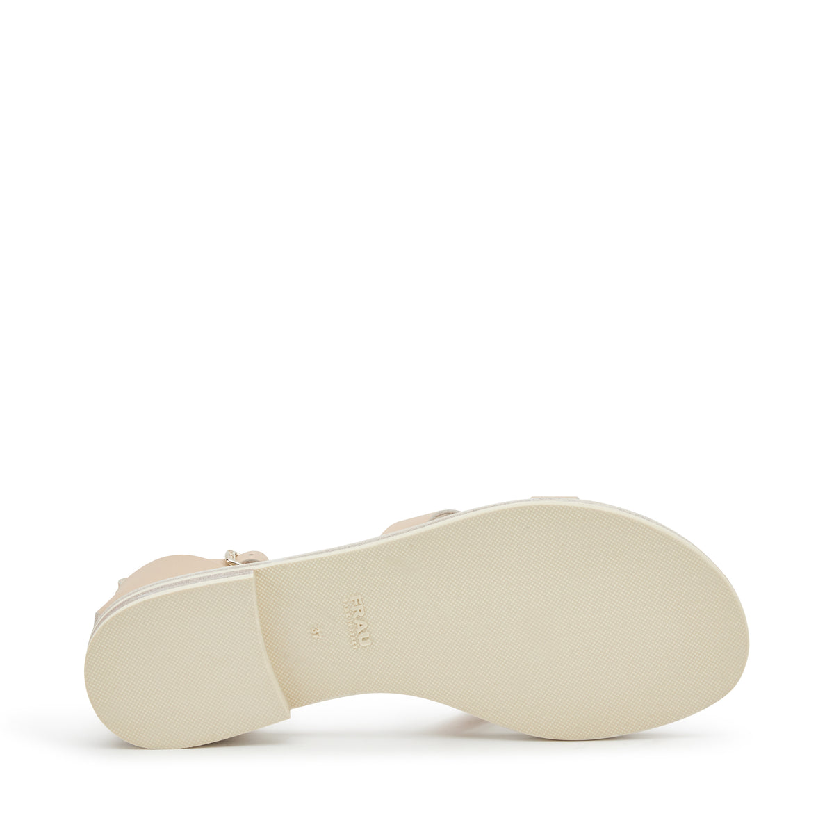 Sandalo Con Cinturino Beige