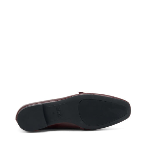 Ballerina Con Cinturino Bordeaux