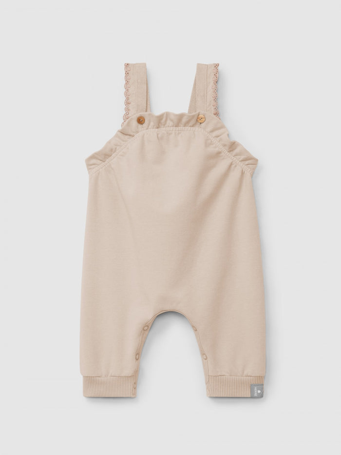 Salopette In Felpa Rosa