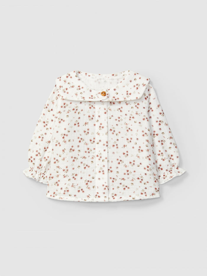 Camicia Fantasia Floreale Rosa