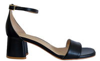 Slingback Panna Con Tacco E Punta Nera