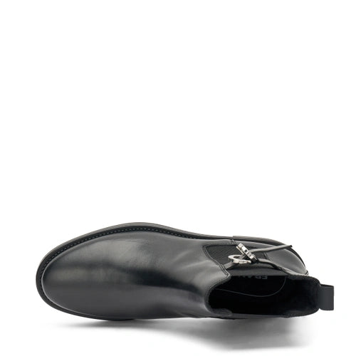 Stivaletto Da Donna Semplice Con Fibbietta Nero