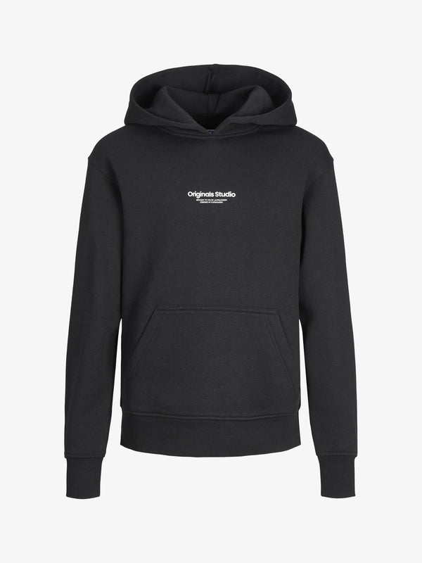 Felpa Con Cappuccio Nera