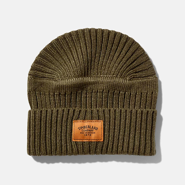 Berretto Ribbed verde