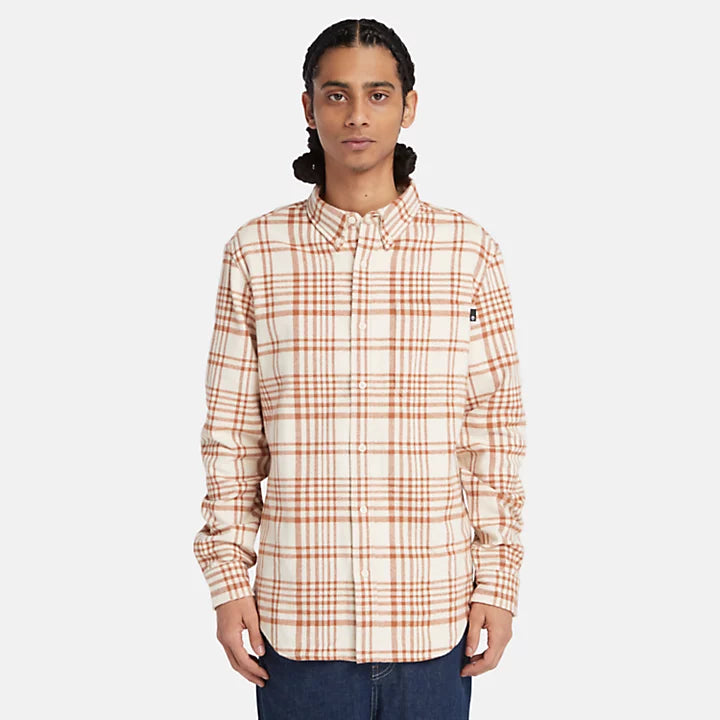Camicia Heavy Flannel Check Argan Oil Yd
