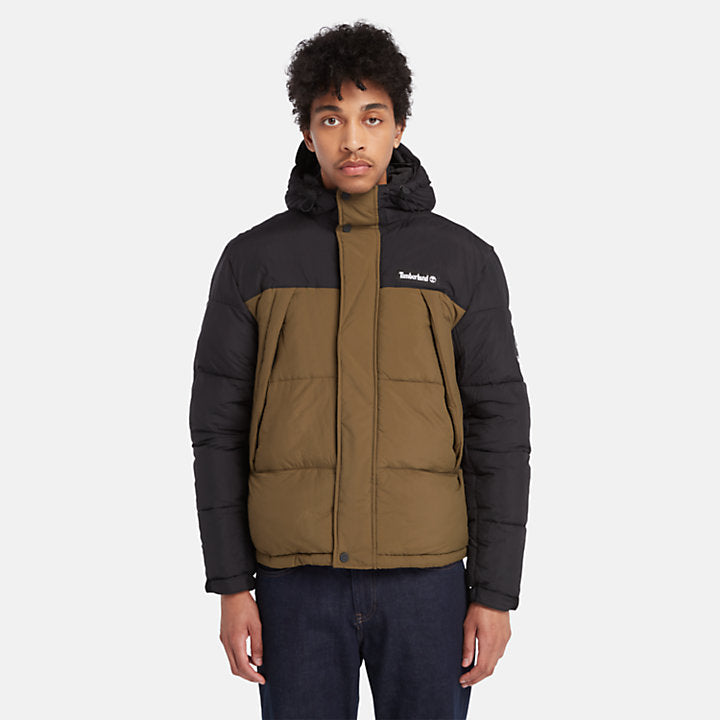 Giacca Puffer Jkt Black/Dark Olive