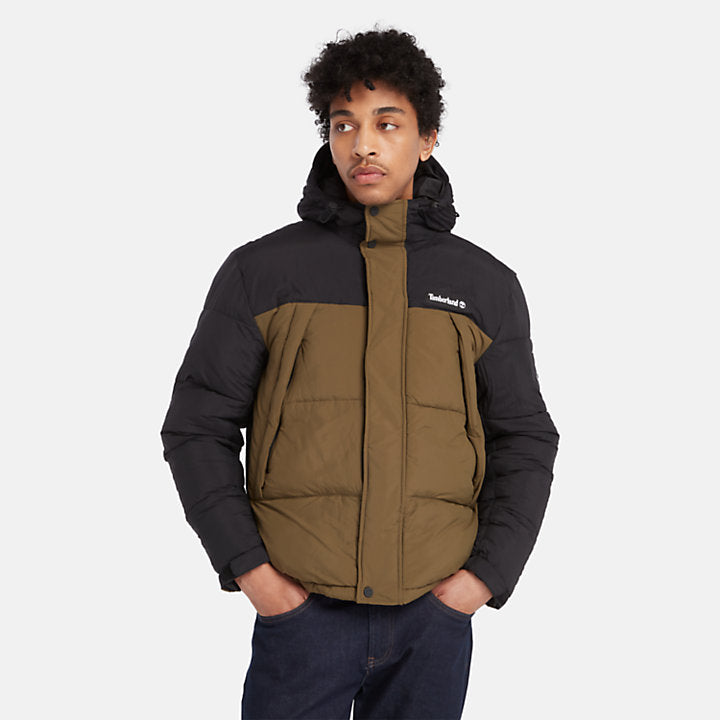Giacca Puffer Jkt Black/Dark Olive
