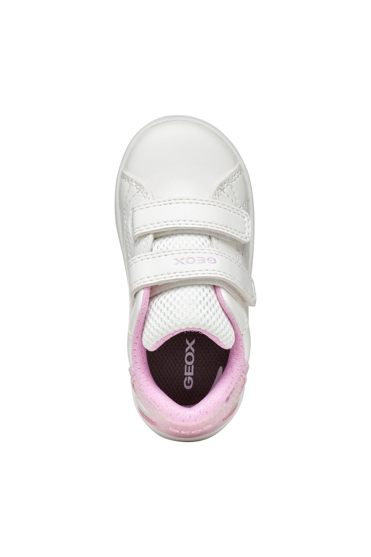 Sneakers Bianca Da Bambina Eclyper Con Strappo