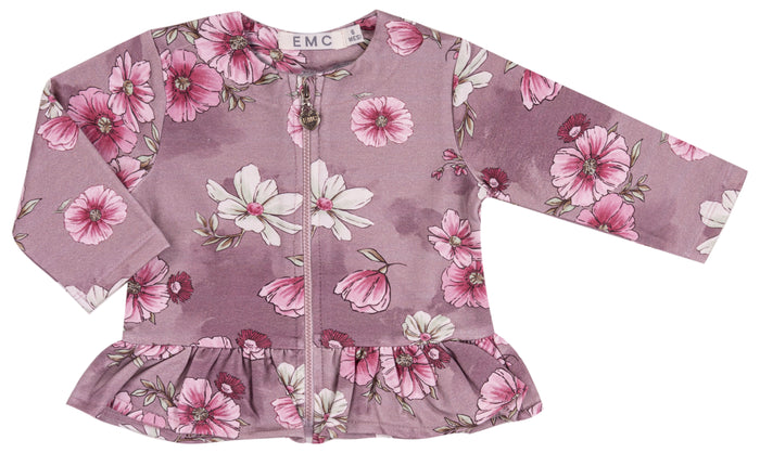 Felpa Aperta Fantasia Rosa