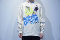 Felpa Girocollo Spray Beige