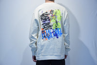 Felpa Girocollo Spray Beige