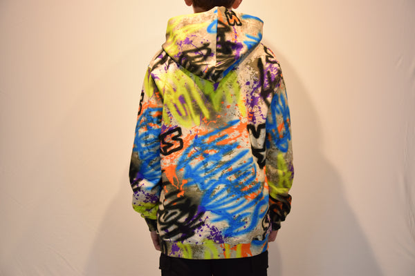 Felpa Con Cappuccio Spray Camo