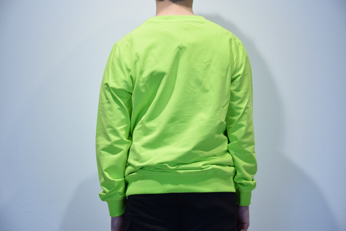 Felpa Girocollo Lime