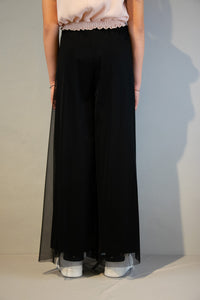 Pantalone Con Tulle Nero