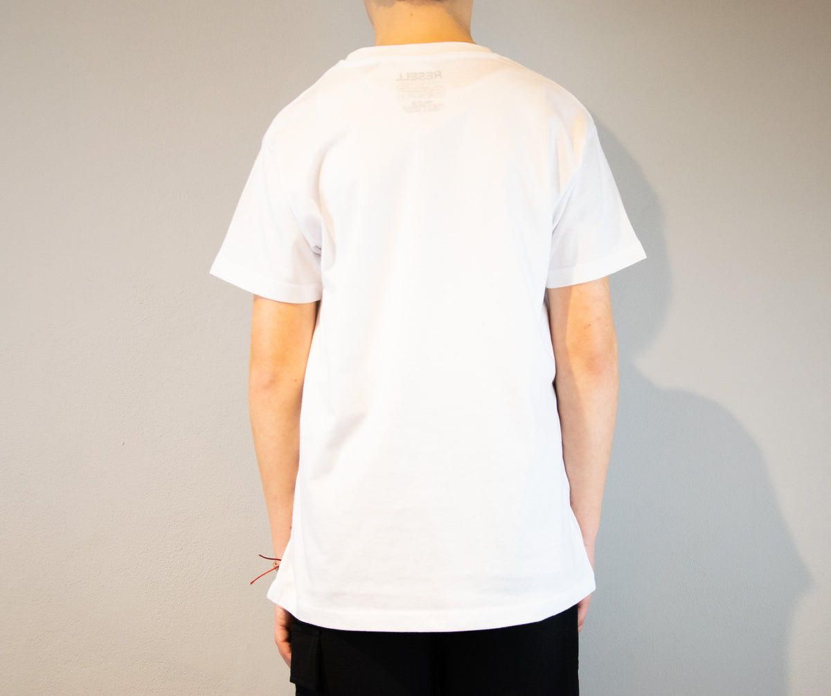 T-Shirt Bianca Stampa Davanti