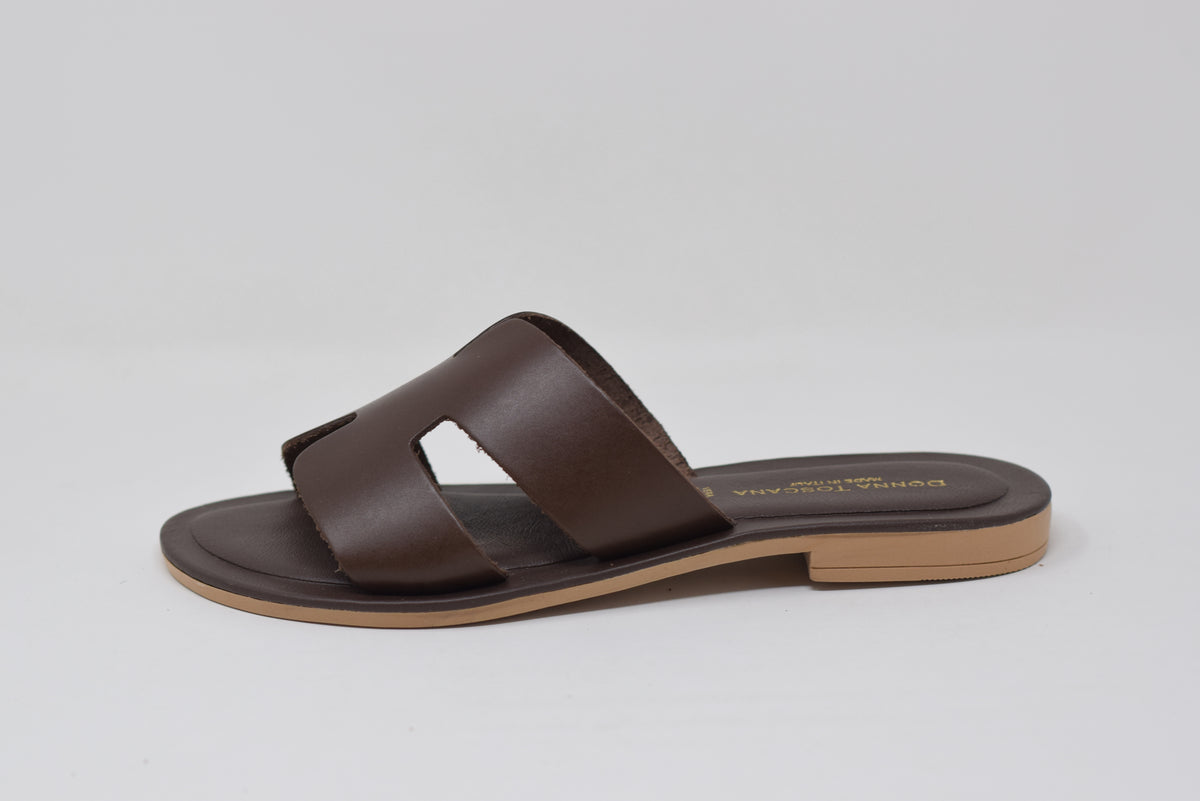 Ciabatta Da Donna Elegante In Pelle T.Moro