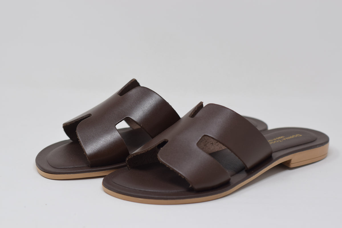 Ciabatta Da Donna Elegante In Pelle T.Moro