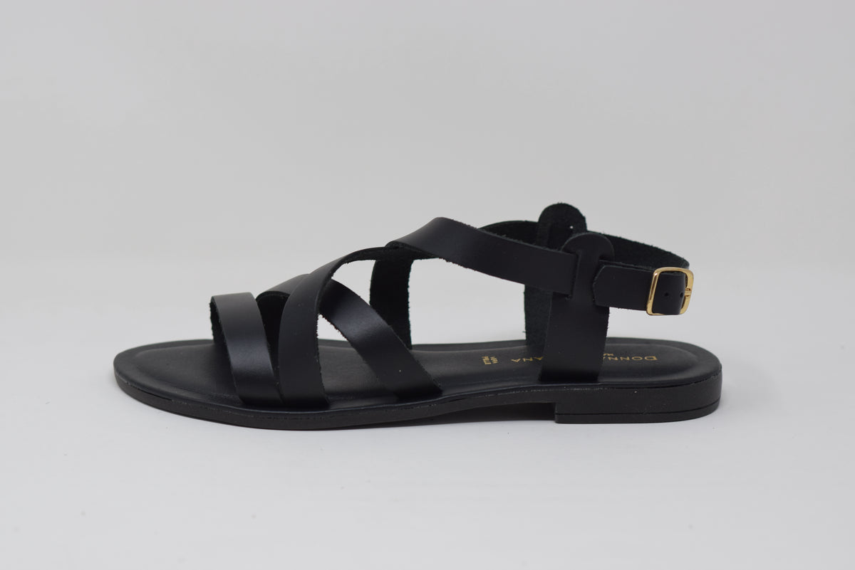 Sandalo Da Donna In Pelle Nero
