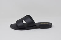 Ciabatta Da Donna Elegante In Pelle Nera