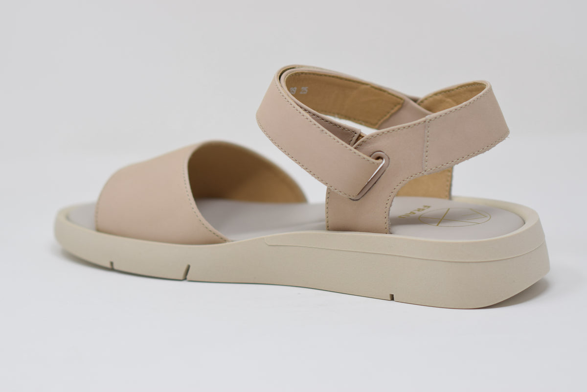 Sandalo Morbido In Nabuk Beige