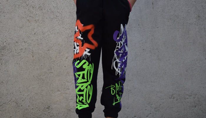 Pantalone Bimbo Nero Bomboletta