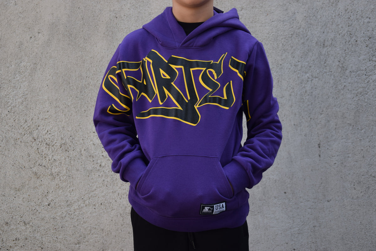 Felpa Cappuccio Bimbo Viola