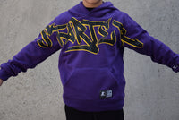 Felpa Cappuccio Bimbo Viola