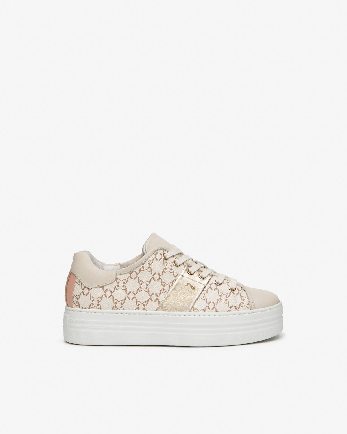 Scarpa donna beige logo