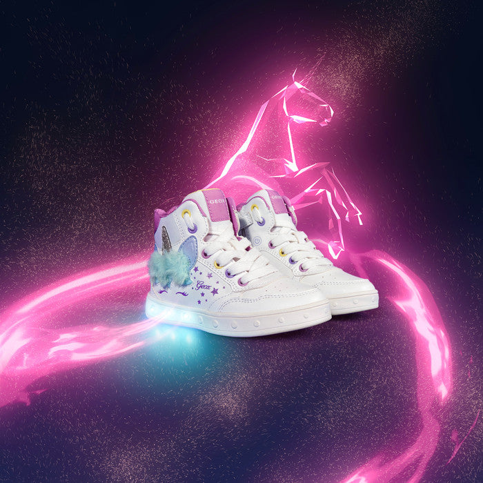 Sneakers Bambina J Skylin Girl Bianco